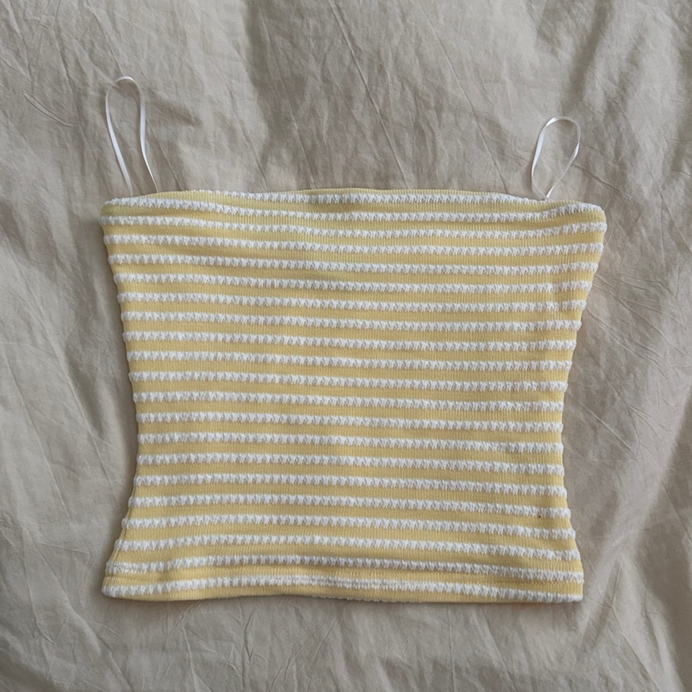 Princess Polly Millert Tube Top Yellow